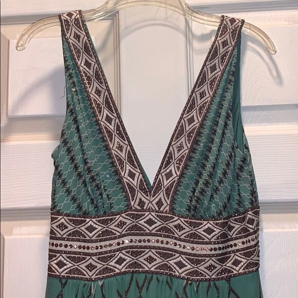 BCBGMaxAzria Silk Maxi Dress - Picture 2 of 7